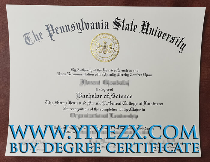 Pennsylvania State University degree , PSU diploma order