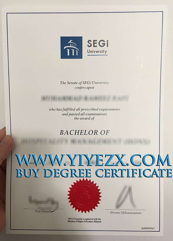 SEGi University degree