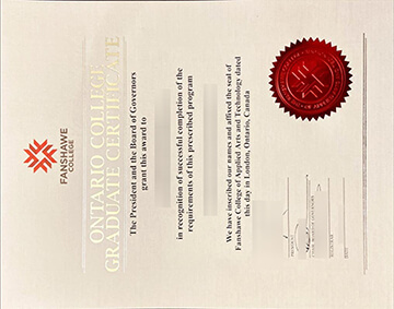 Buy a fake Fanshawe College diploma in Canada