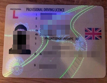 How long to get a fake UK Provisional driving licence?