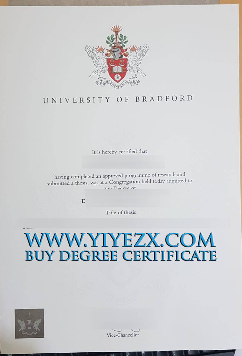 University of Bradford Fake Degree 