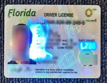 Where to buy a Florida Fake Driver License? 佛罗里达州可扫描的驾驶执照