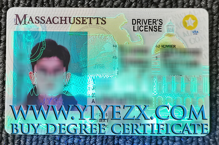  Massachusetts Driver license 