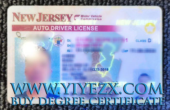  New Jersey Driver’s License