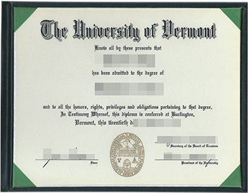 Where to order a fake University of Vermont diploma, 订购佛蒙特大学文凭