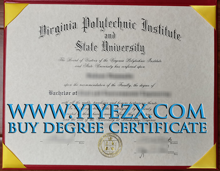 Virginia Tech diploma 