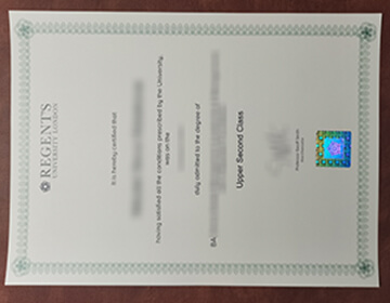 Buy a fake degree online, Regent’s University London fake degree order
