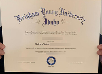 BYU–Idaho diploma. Buy a fake degree in USA
