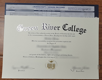 Green River College fake diploma and transcript order, 绿河学院文凭成绩单定制