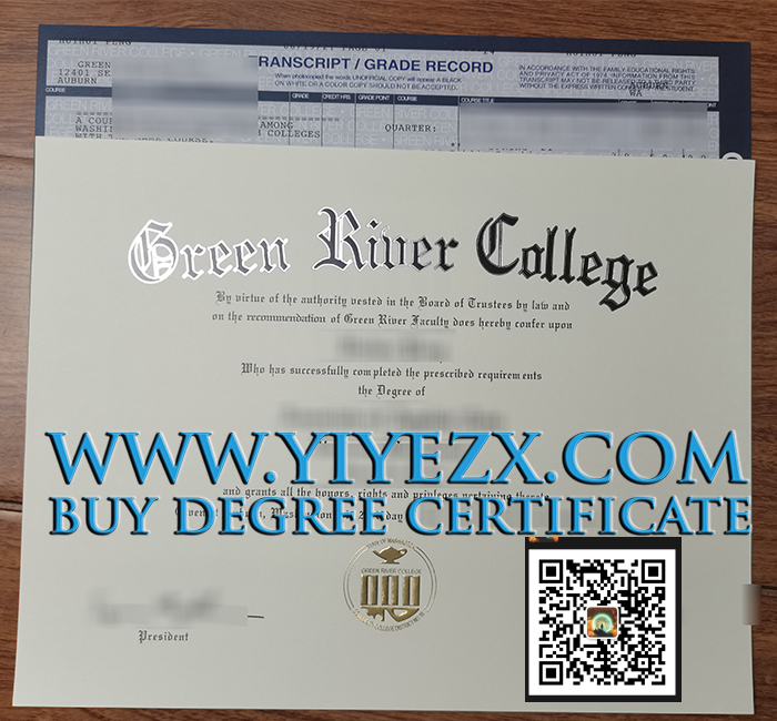 Green River College diploma and transcript