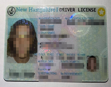 可扫描的新罕布什尔州驾照, 在美国购买驾照