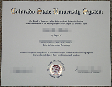How long to get a fake Colorado State University University degree,  制作科罗拉多州立大学大学证书