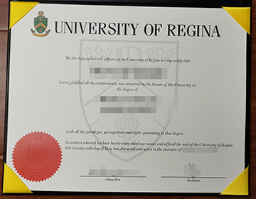 Buy a fake University of Regina degree certificate online, 在线购买里贾纳大学学位证书