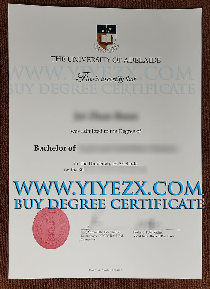 University of Adelaide degree