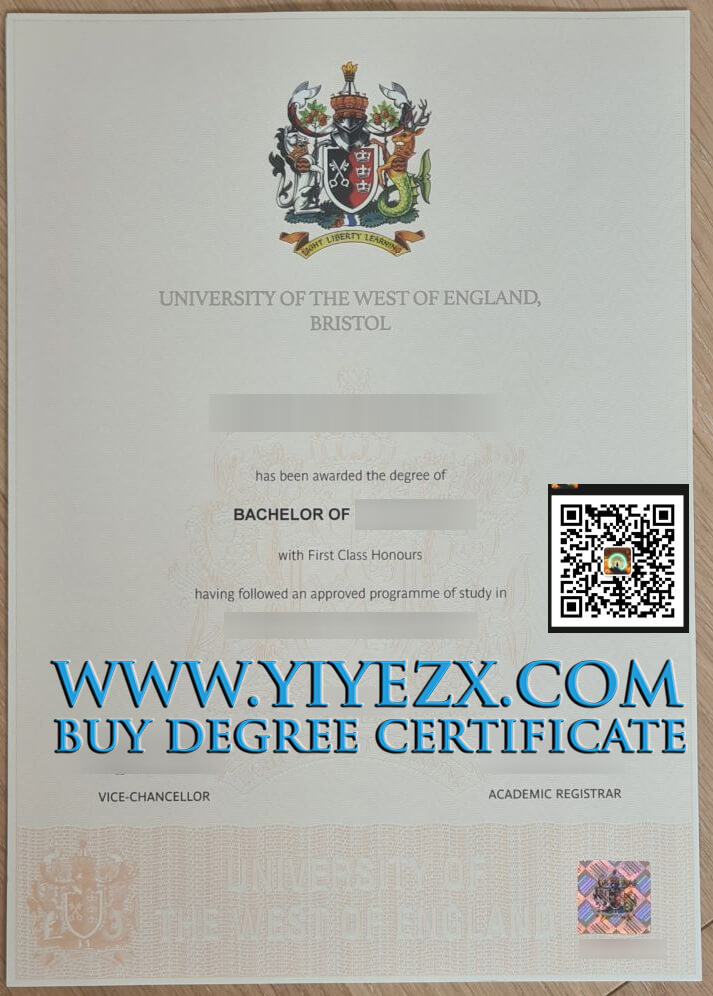 UWE Bristol diploma 