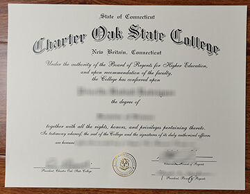 Order a Charter Oak State College fake degree, buy a fake diploma online