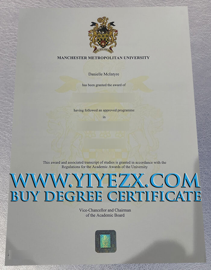 MMU degree， 曼彻斯特城市大学学位文凭