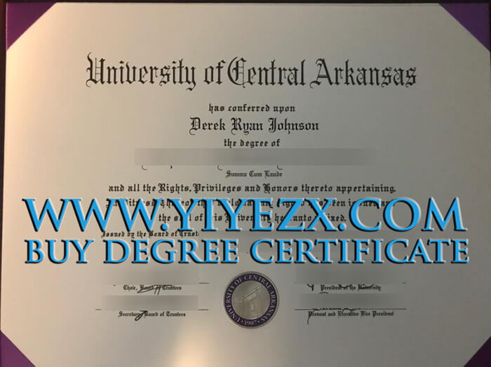 University of Central Arkansas Diploma