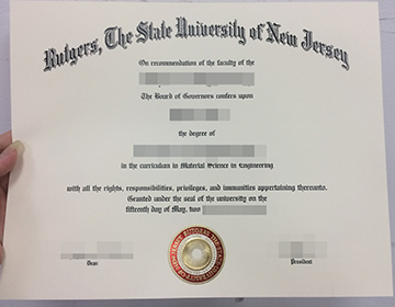 How much does a fake Rutgers University degree