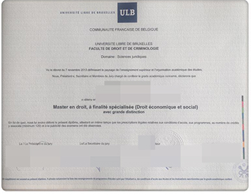 How to buy a fake Université libre de Bruxelles diploma fast