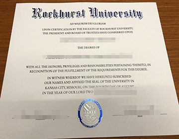 How to buy a Rockhurst University diploma certificate, 购买罗克赫斯特大学文凭证书