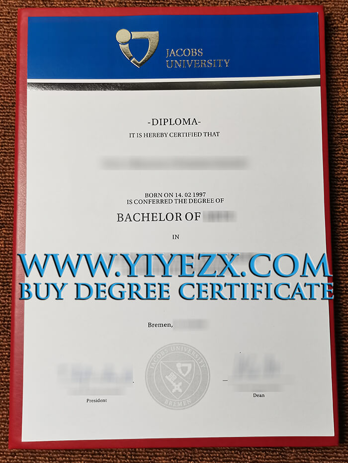 Jacobs University diploma