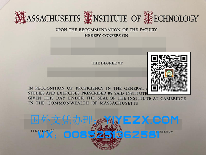 Massachusetts Institute of Technology degree