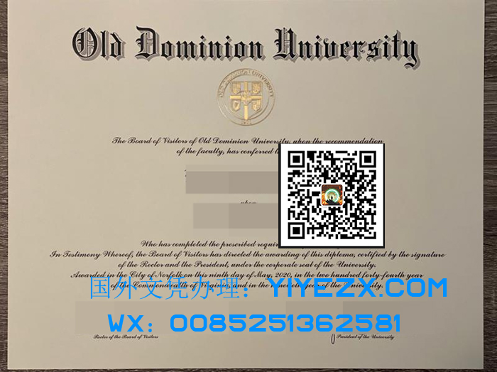 Old Dominion University degree