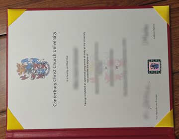 Canterbury Christ Church University Fake Diploma Sample, 英国坎特伯雷基督教会大学学位成绩单