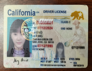快速获得你的加州驾照，在线购买可扫描的美国驾照