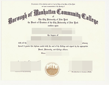 How to buy a fake Borough of Manhattan Community College diploma in USA, 购买曼哈顿社区学院证书