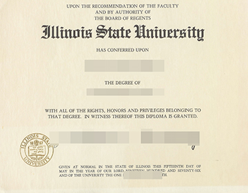 How to Order a Fake Illinois State University Diploma online, 订购伊利诺伊州立大学文凭