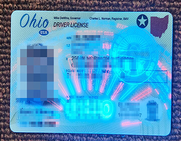 Get  Scannable Ohio Driver’s License,  获得可扫描的俄亥俄州驾驶执照