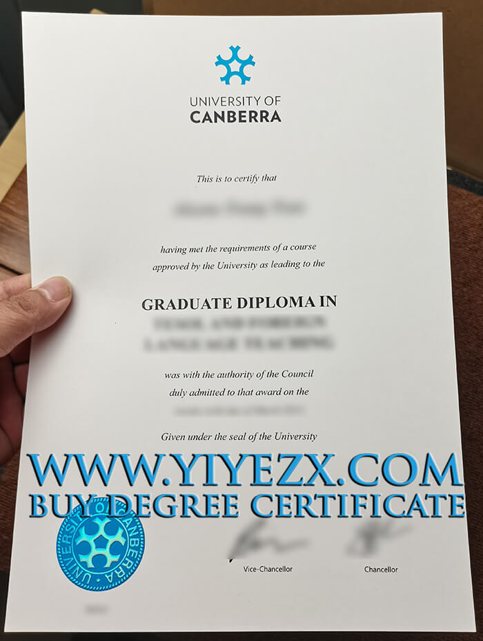 University Of Canberra Diploma， 堪培拉大学文凭学位