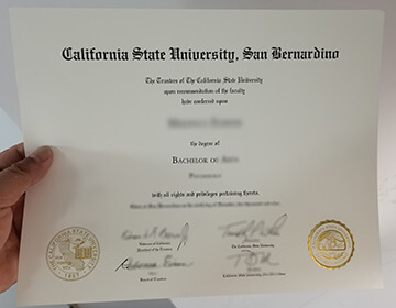 Buy a fake CSUSB diploma in the USA, 加州州立大学圣伯纳迪诺分校文凭成绩单办理