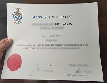 How long to replicate a fake Massey University diploma certificate in New Zealand?