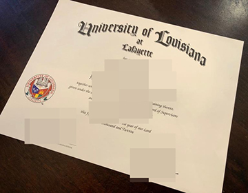 How long to order a fake University of Louisiana at Lafayette diploma online