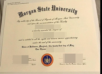 How to buy a fake Morgan State University diploma fast, 快速购买摩根州立大学文凭