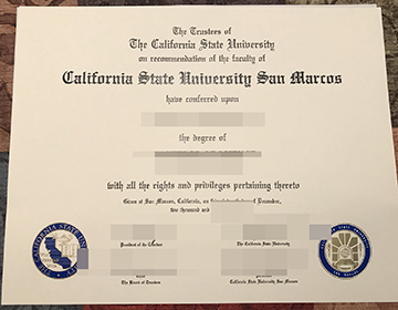 How much to get a fake California State University San Marcos degree online