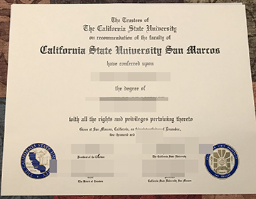 How much to get a fake California State University San Marcos degree online