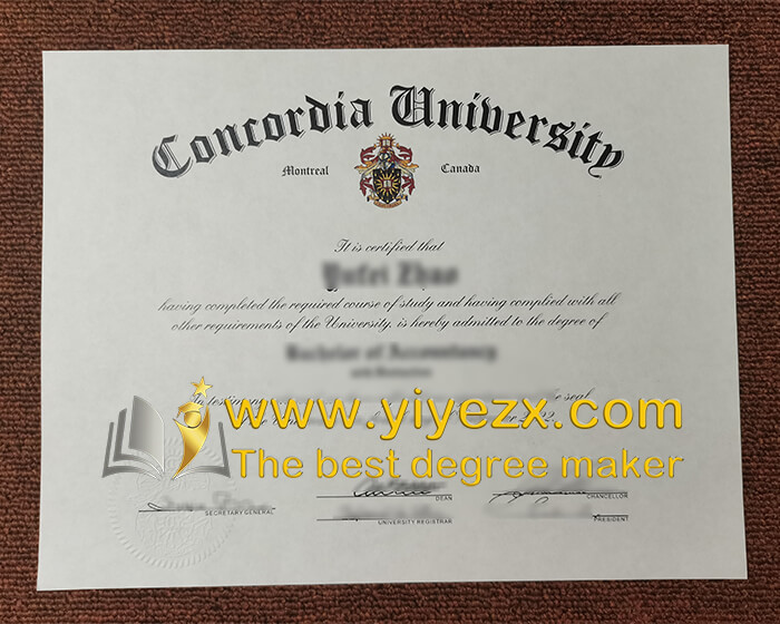 Concordia University degree 