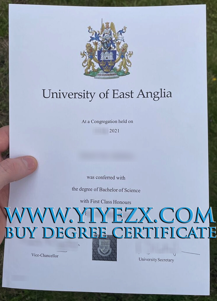 University of East Anglia degree, 东英吉利大学学位证书