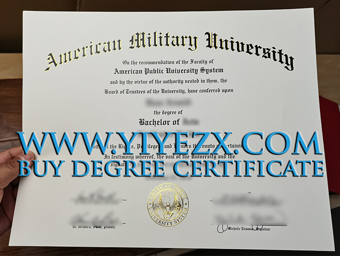 American Military University Diploma