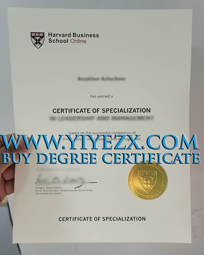 HBS Online certificate，哈佛商学院证书办理