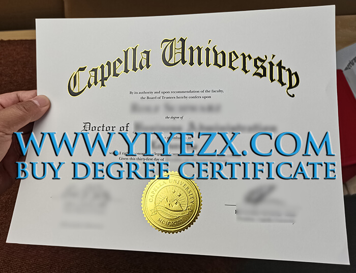 Capella University diploma