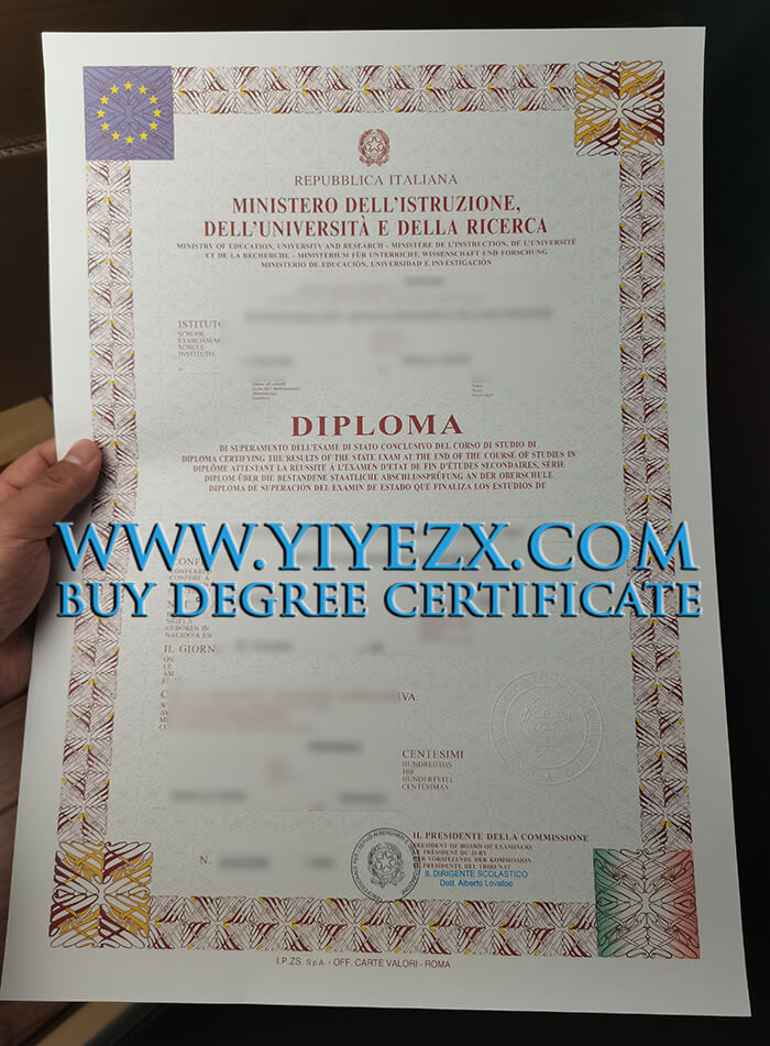 Ministero dell’Istruzione diploma