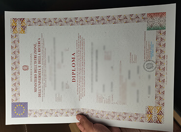 Fake Ministero dell’Istruzione diploma sample, Buy a diploma from Italian