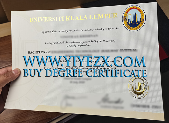 UniKL diploma