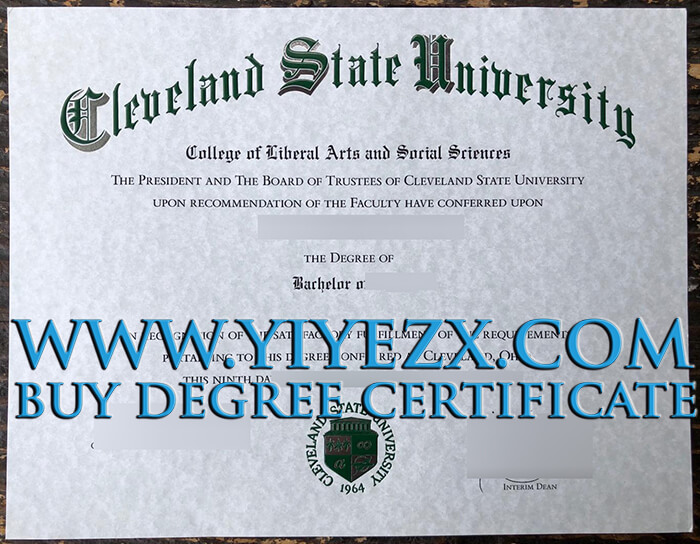 CSU fake diploma, 克利夫兰州立大学毕业证