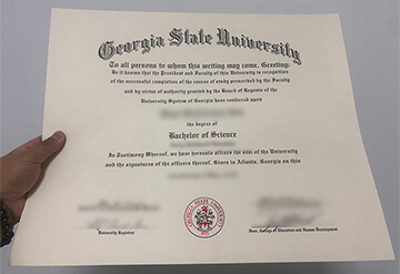 Georgia State University BS diploma，Buy a fake GSU diploma